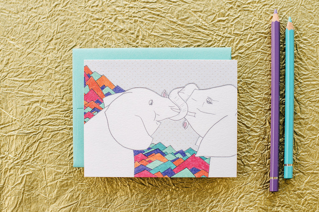 Knotty Elephants Getting Married