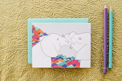 Knotty Elephants Getting Married