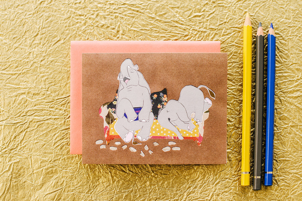 Soulmates Elephant Valentine