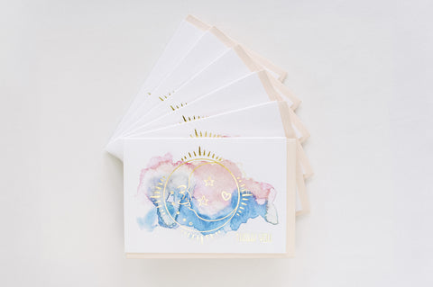 Gold Moon Thank You - Boxed Set of Six