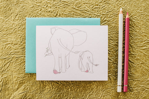 Mother and Baby Elephant